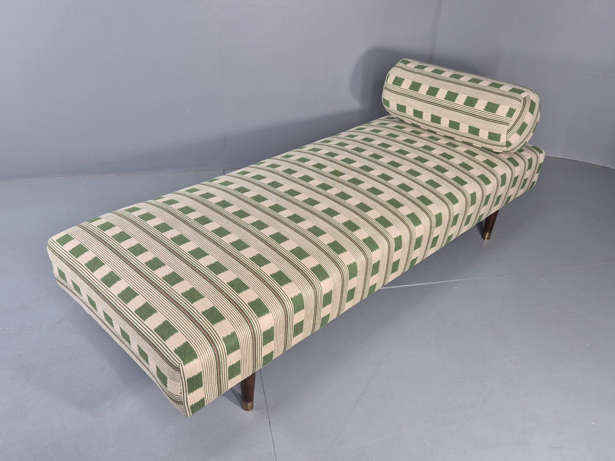 Vintage Danish Day Bed in Lost and Found New Upholstery 1950s Original EB12542
