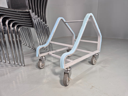 16 Alias High Frame Stacking Chair with Trolley Italian Alberto Meda EB12867