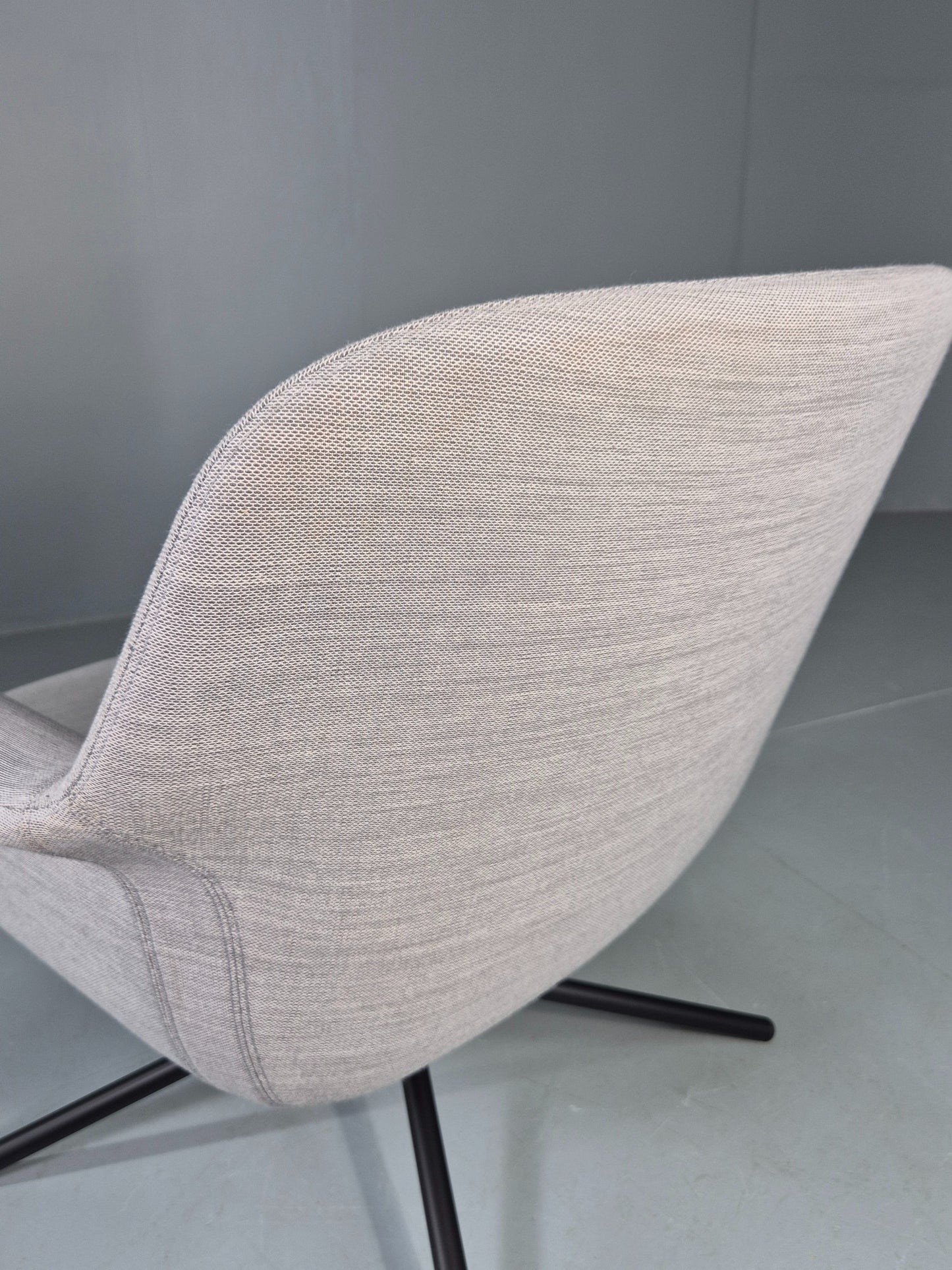 Vintage Swivel Lounge Chair Icons of Denmark Smile Chair Retro Modern EB12855