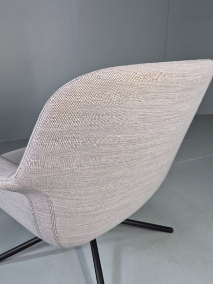 Vintage Swivel Lounge Chair Icons of Denmark Smile Chair Retro Modern EB12855