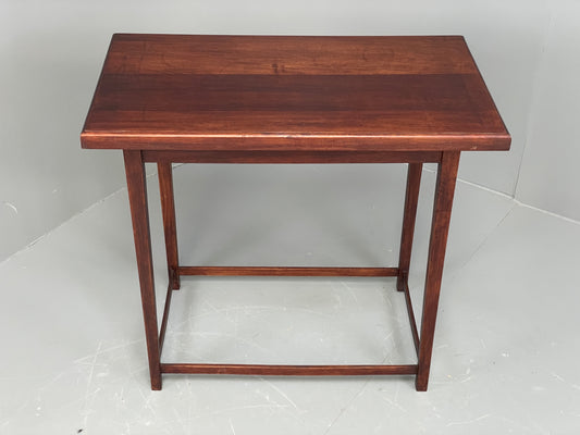 Vintage Mahogany Side Table 1950s Mid Century Rectangular EB12222