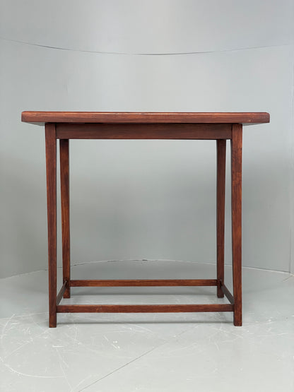 Vintage Mahogany Side Table 1950s Mid Century Rectangular EB12222