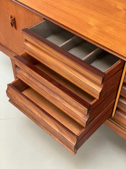 Vintage 1960s Teak Sideboard Elliots Of Newbury Mid Century Drawers EB12060