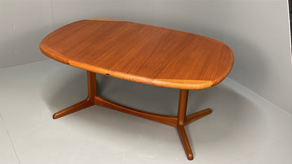 Vintage Teak Dining Table Extending Danish Retro 1970s Teak EB13144