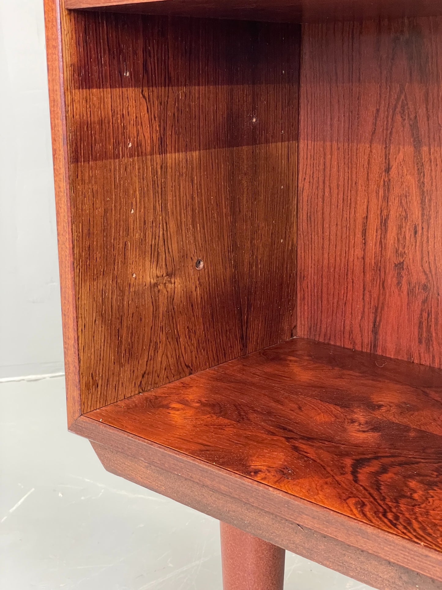 Vintage Danish 1960s Bookcase By Hjornebo Darkwood Retro Shelving EB12065