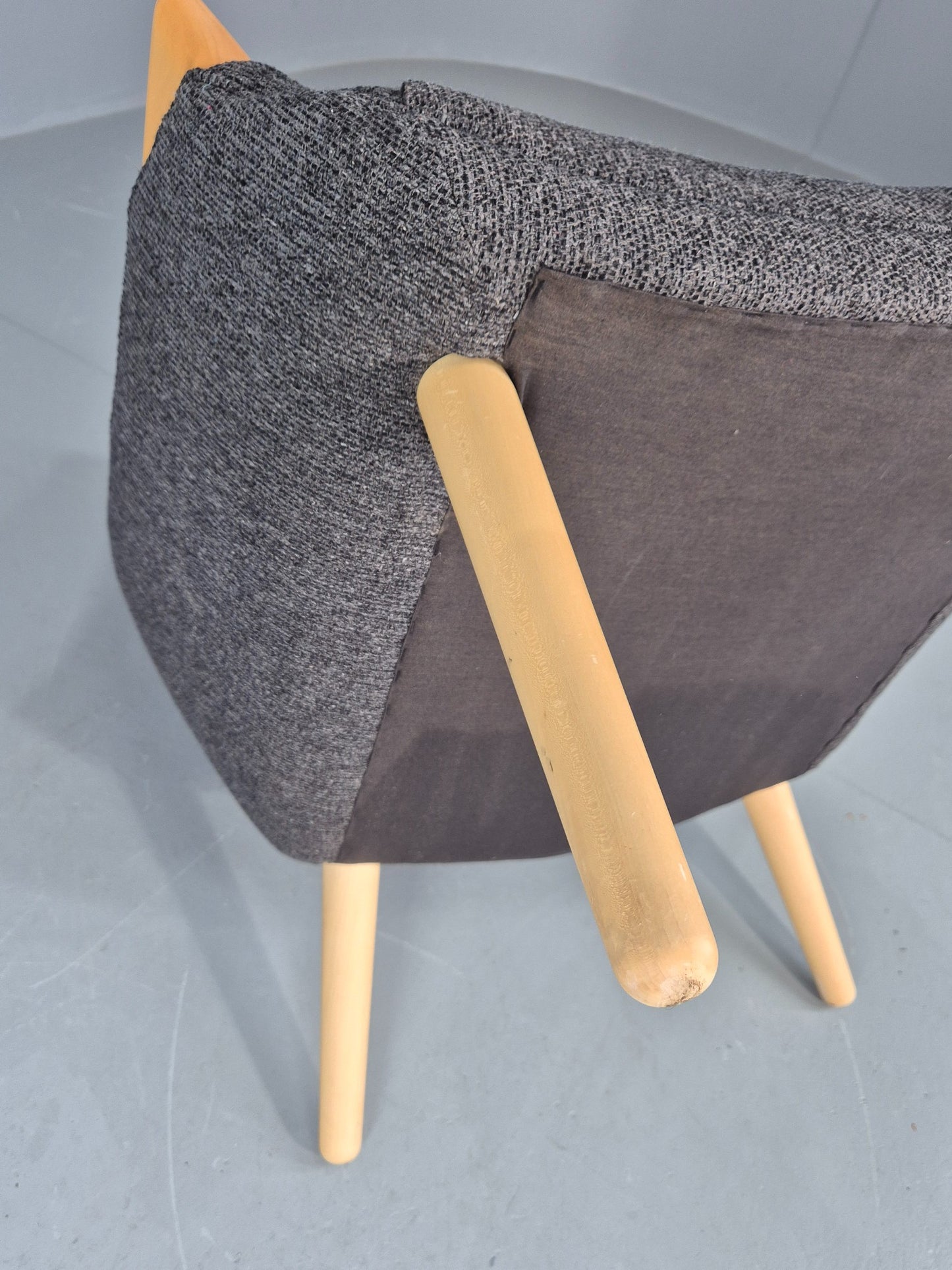 Vintage Mama Bear Matzform Lounge Chair Grey Beech Danish Modern Design EB12317