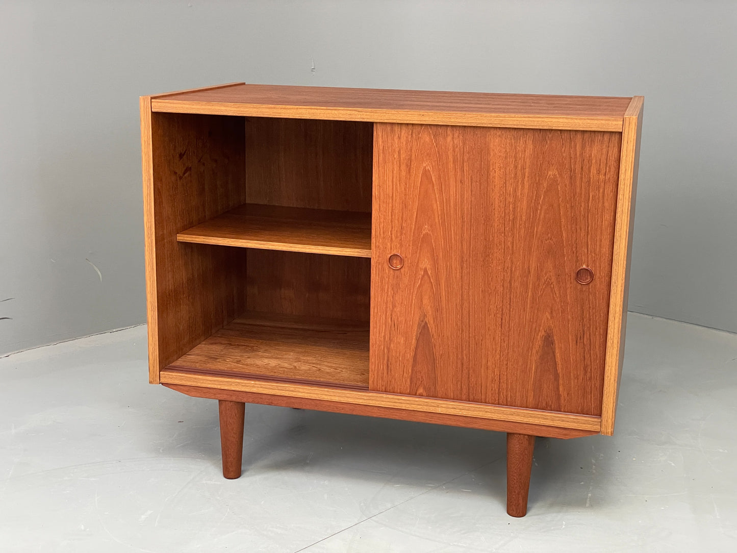 Vintage Teak Cabinet Danish 1970s Retro Mid Century Prebend Sorensen EB12605