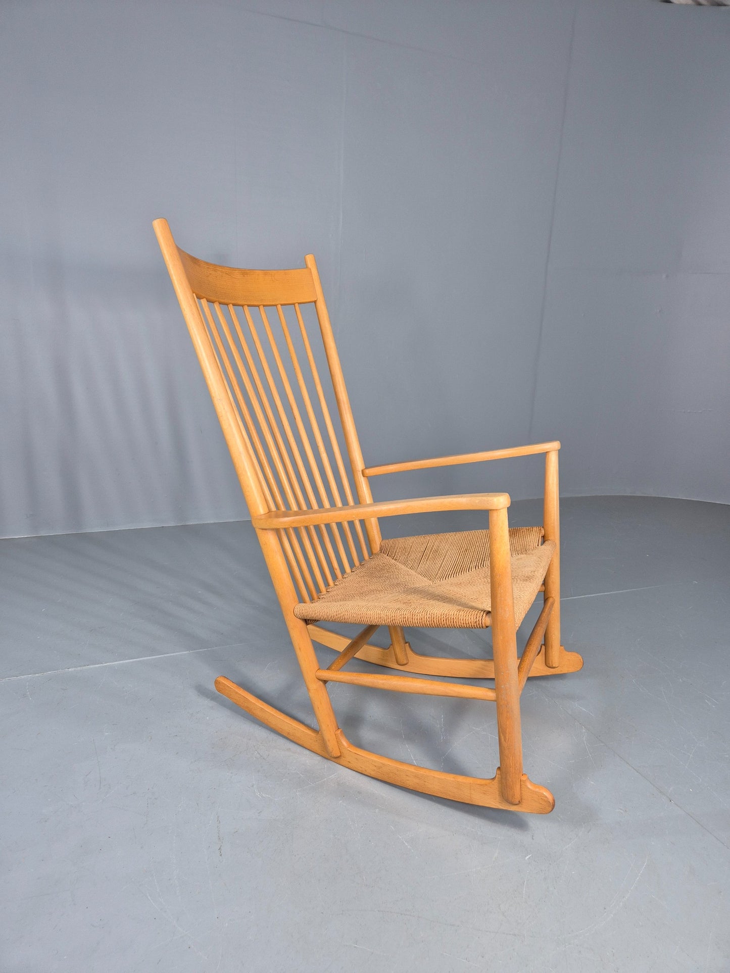 Vintage Wegner Rocking Chair J16 Model for Fredericia c1944 MCM Retro EB12231