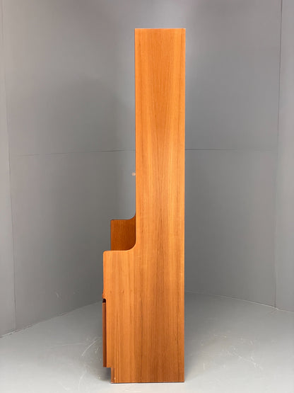 Vintage Nathan Wall Unit Teak Squares 1970s Retro Shelving Glazed EB11969