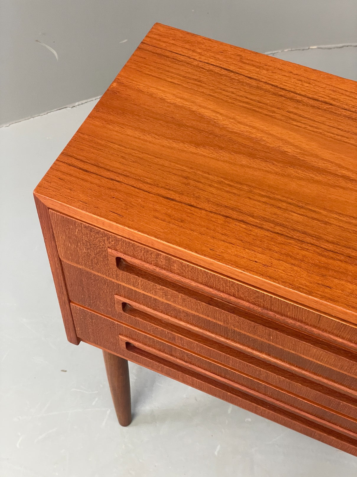 Vintage Chest Of Drawers Teak 1960s Danish Mid Century Small Bedside EB12606