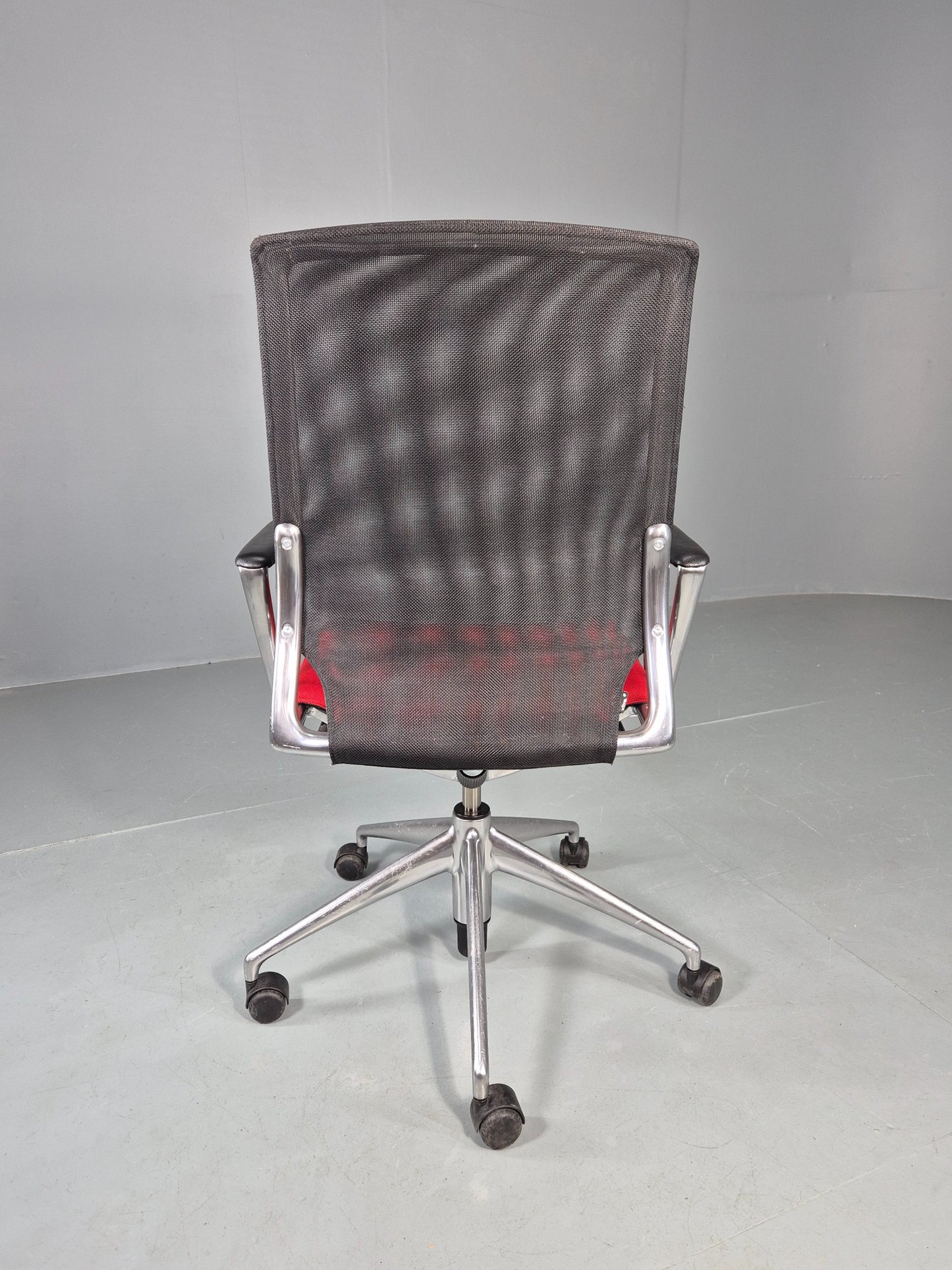 Vintage Vitra Media Office Chair Red and Black EB12256
