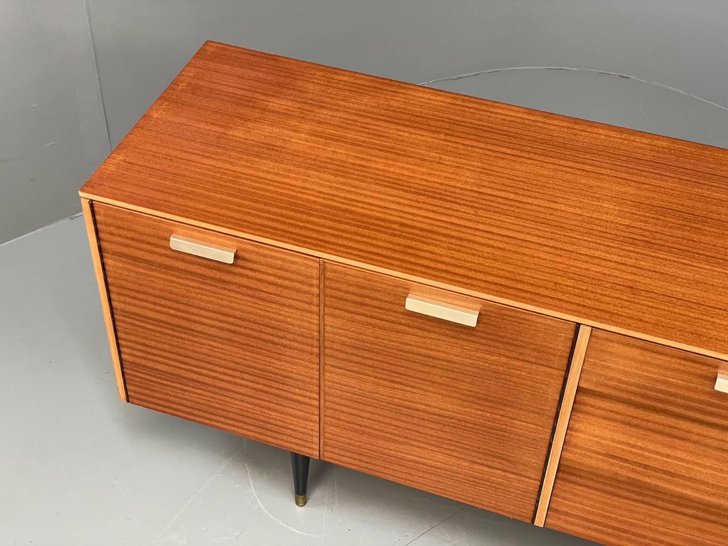 Vintage 1960s Teak Sideboard By Avalon Retro Mid Century Drawers Shelves EB12223