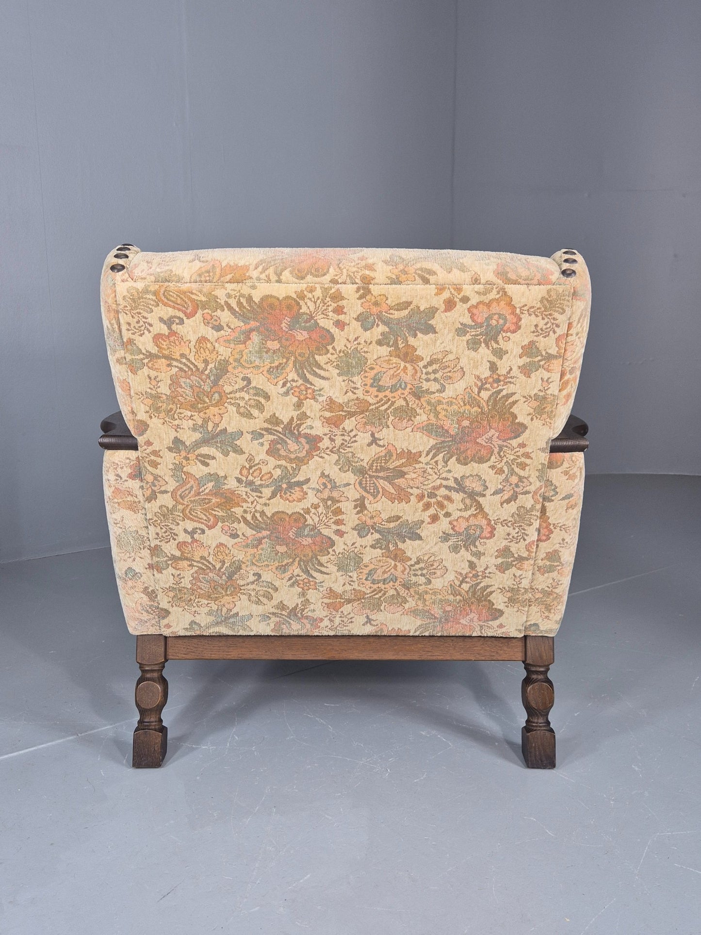 Vintage Danish Lounge Chair 1970s Kjaernaulf Style Retro EB11957