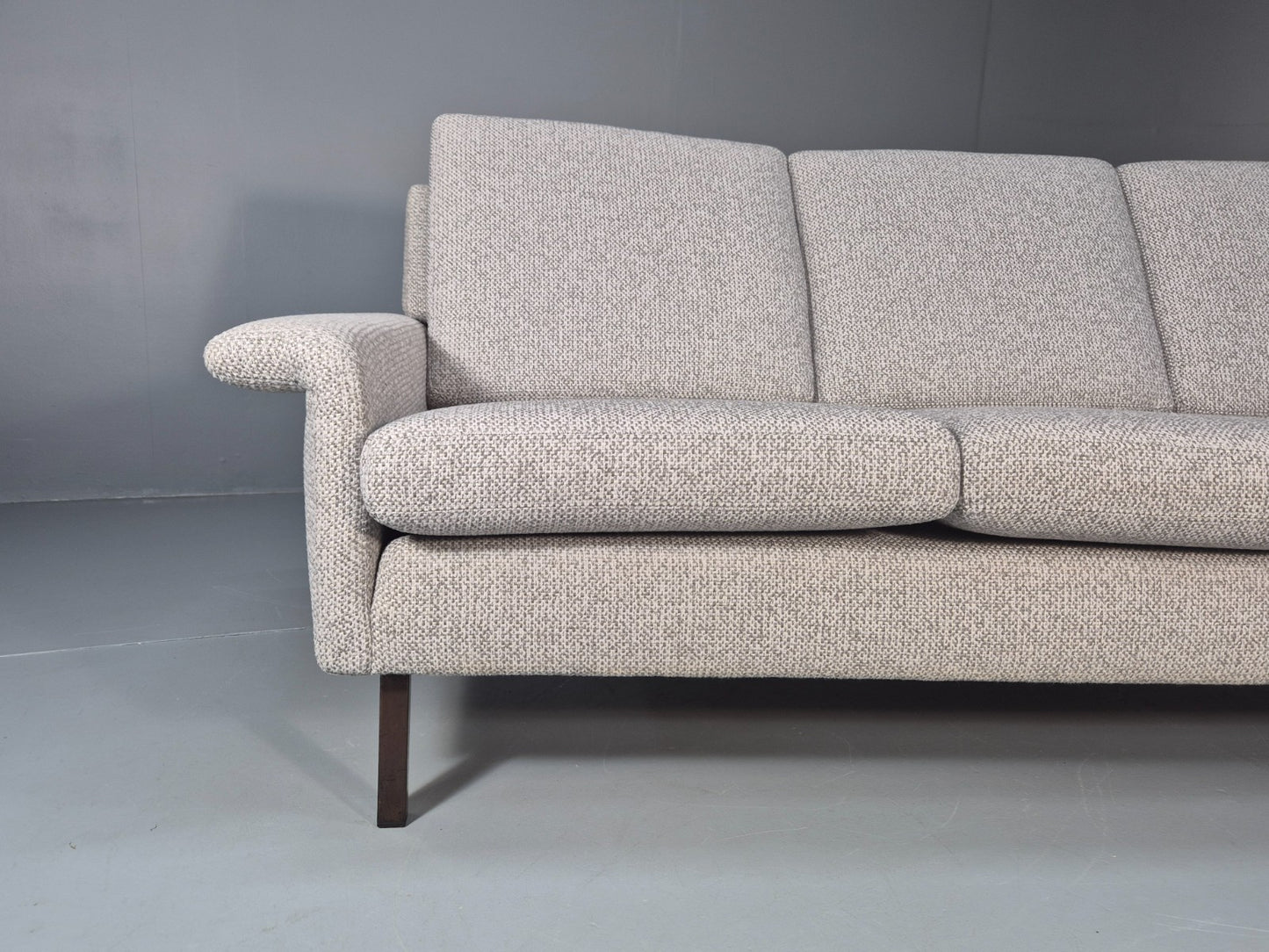 Fritz Hansen Three Seater Sofa by Arne Vodder New Upholstery MCM EB10970 M3SS