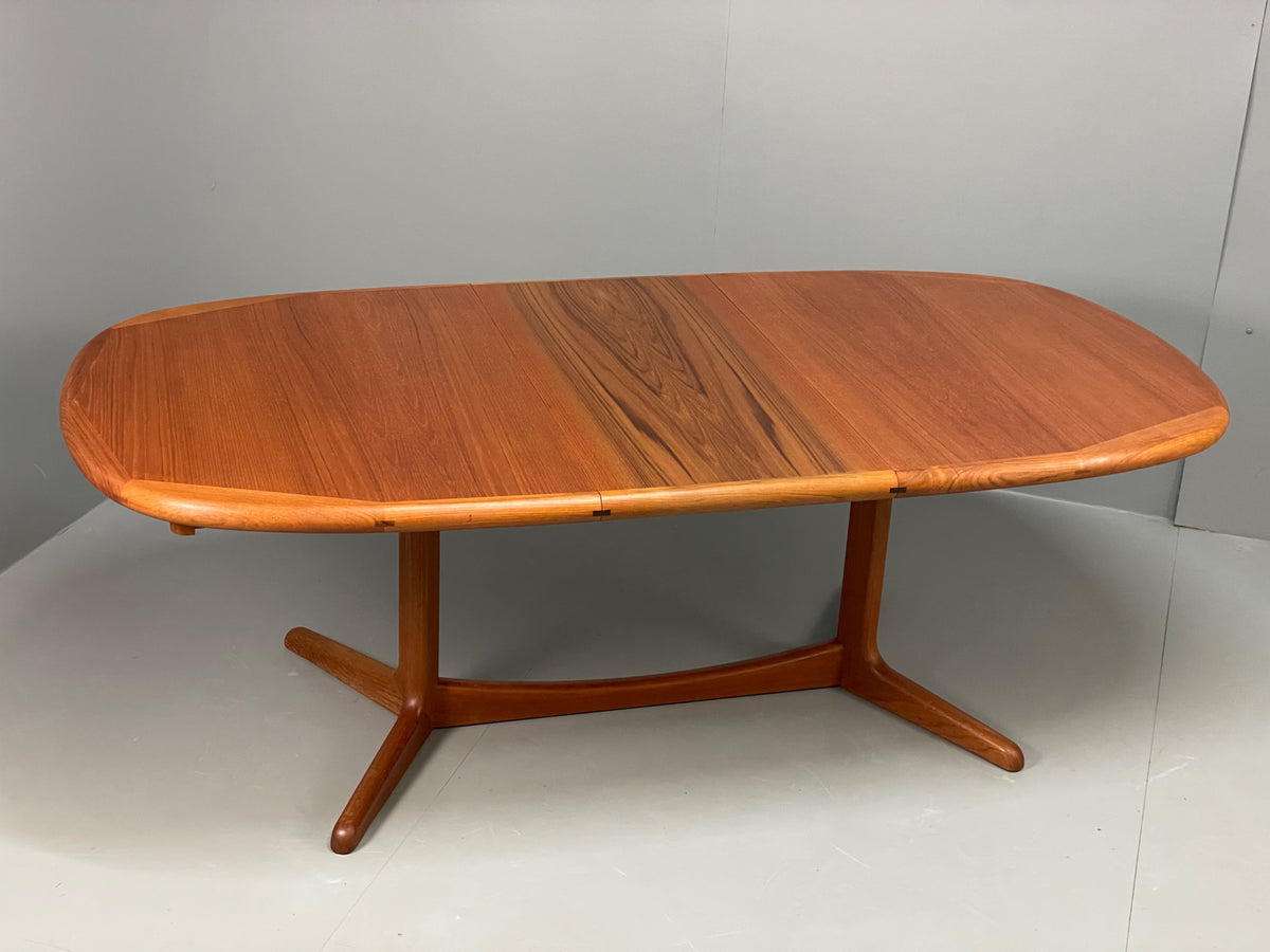Vintage Teak Dining Table Extending Danish Retro 1970s Teak EB13144