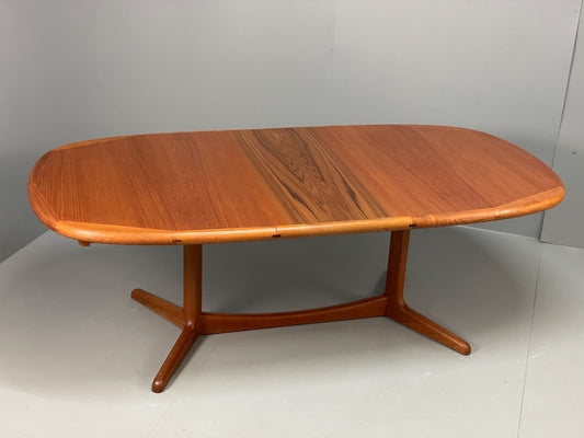 Vintage Teak Dining Table Extending Danish Retro 1970s Teak EB13144