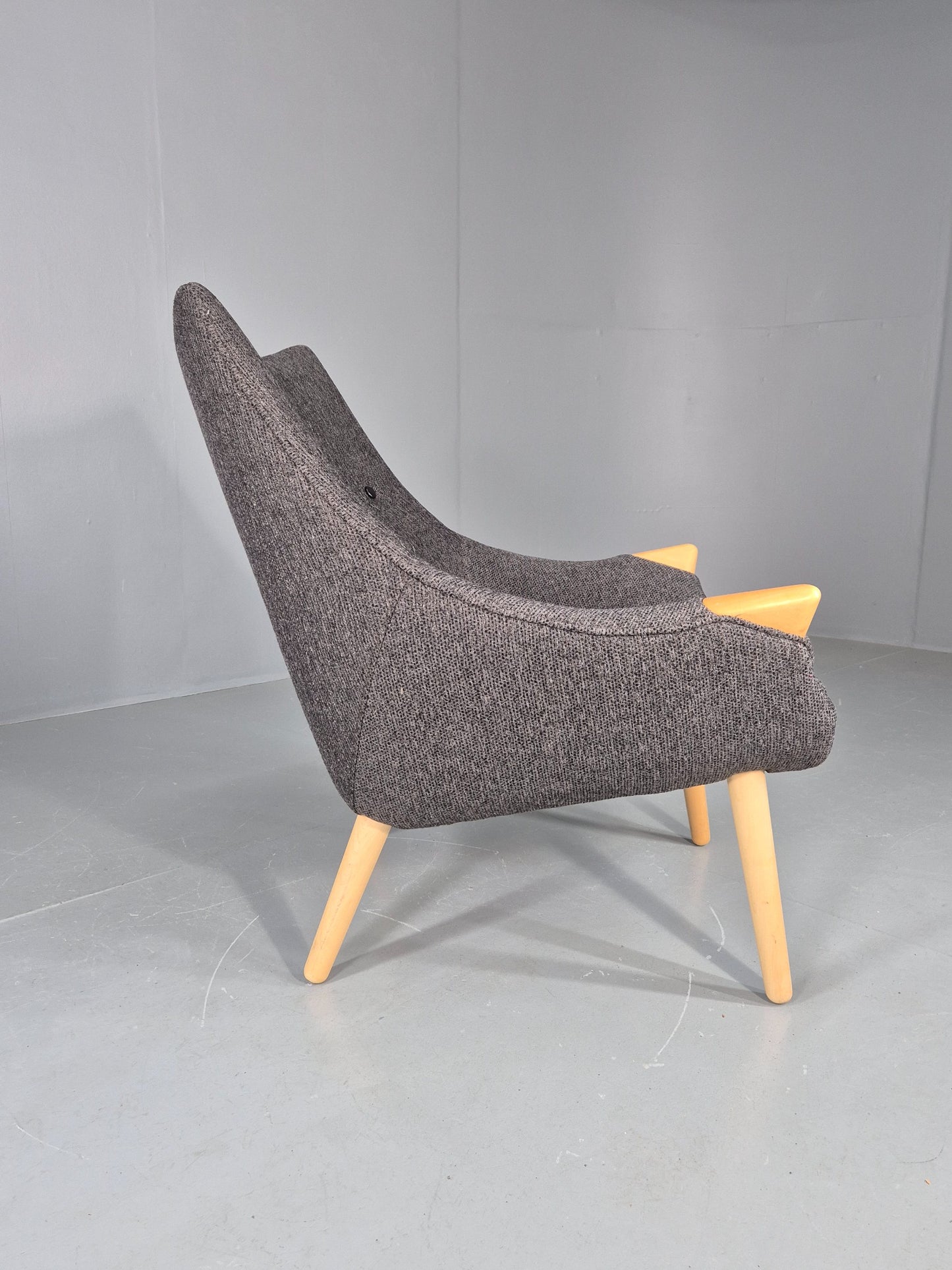 Vintage Mama Bear Matzform Lounge Chair Grey Beech Danish Modern Design EB12317