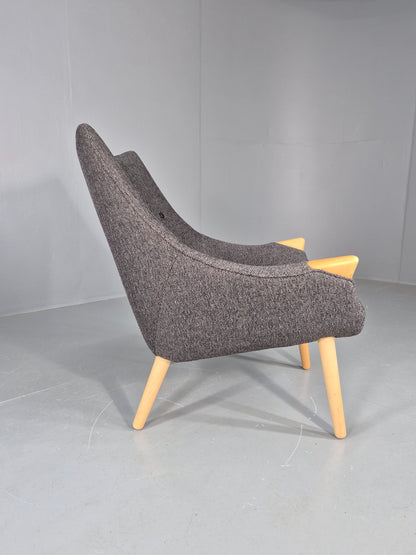 Vintage Mama Bear Matzform Lounge Chair Grey Beech Danish Modern Design EB12317