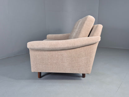 Vintage Danish 2 Seater Sofa Mid Century Original New Upholstery 1960s EB12533