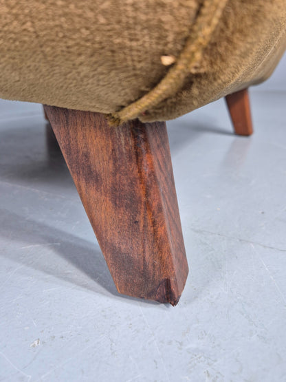 Vintage Mid Century Lounge Chair Danish Design 1960s Retro Low Back EB12682