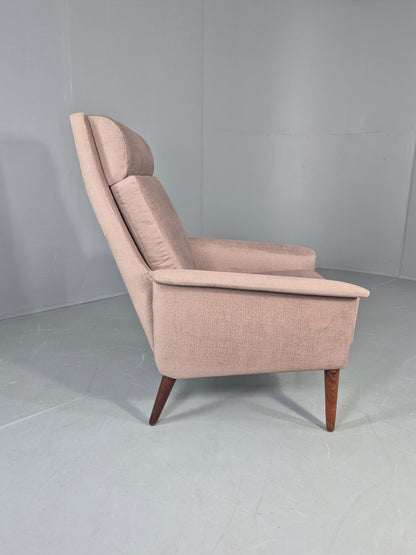 Vintage Lounge Chair Folke Ohlssen Fritz Hansen Denmark New Upholstery  EB12787