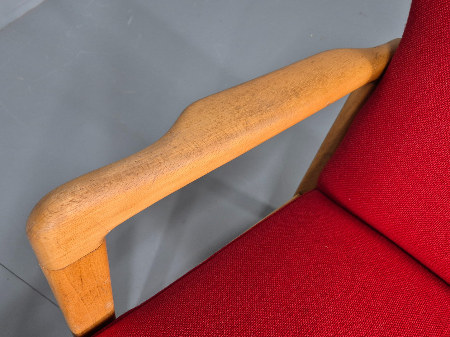 Vintage Mid Century Two Seater Sofa Fritz Hansen 40s Soren Hansen Retro EB12116