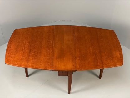 Vintage Teak Dropleaf Table 1960s Mid Century Retro Dining Seating EB13117