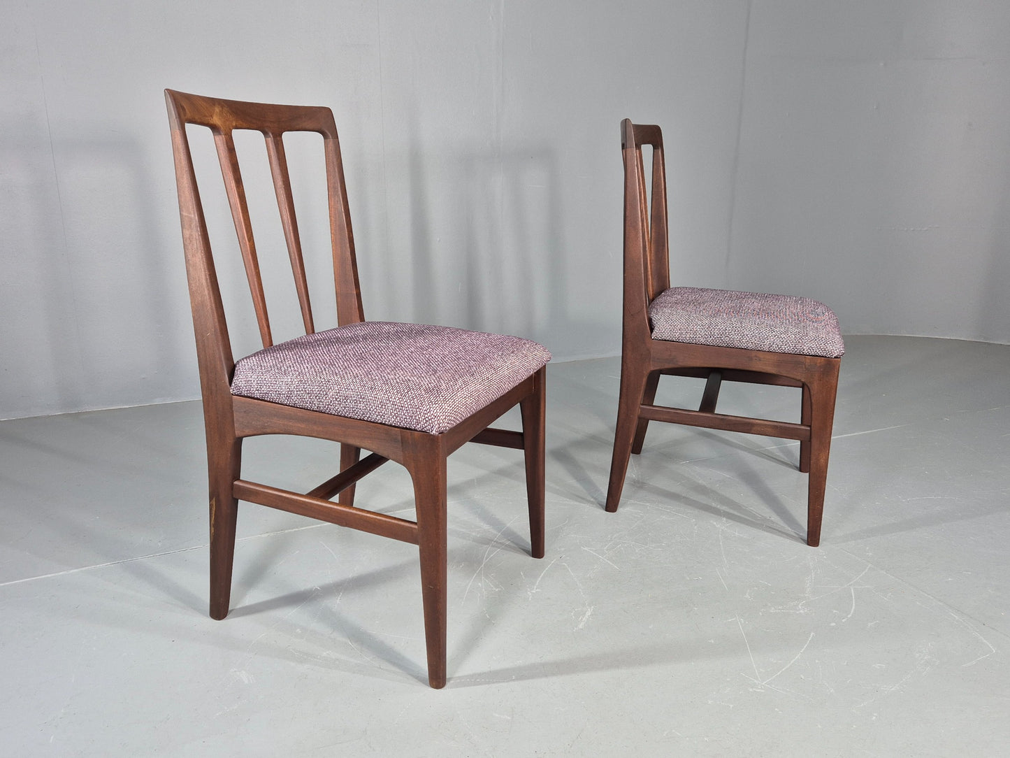 2 Vintage Teak Dining Chairs A Younger J Herbert Design 1970s New Seats EB11768
