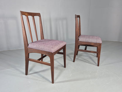 2 Vintage Teak Dining Chairs A Younger J Herbert Design 1970s New Seats EB11768