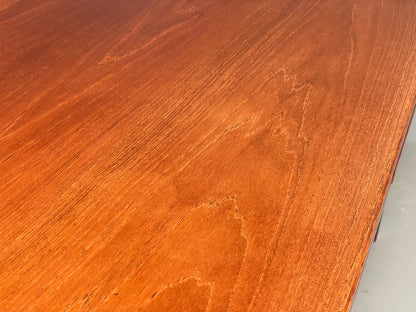 Vintage Teak Dining Table 1960s Danish Extending Draw Leaf EB12340