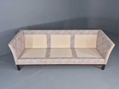 Vintage 3 Seater Sofa 1980s Danish Design Geometric Pattern Retro MCM Eb12581
