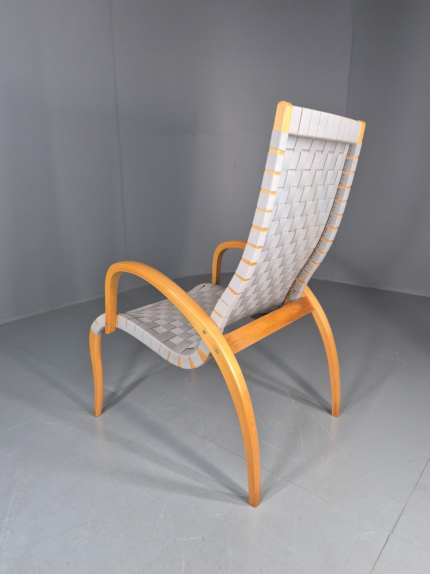 Vintage Finnish Harlekiini Bentwood Chair for Asko Pakkanen Design EB12233