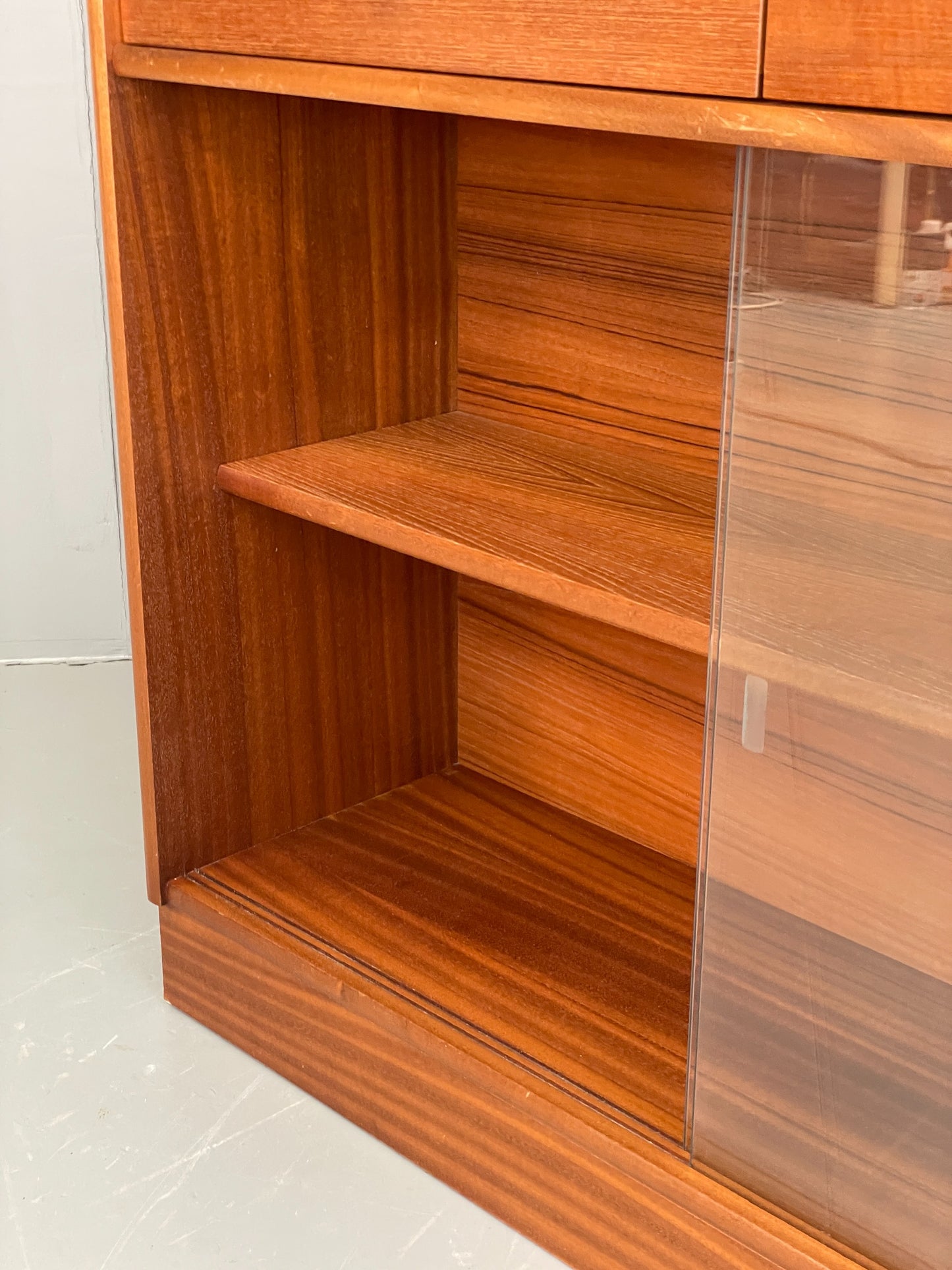 Vintage Nathan Shelving Unit Glazed Drawers 1970s Retro EB12203