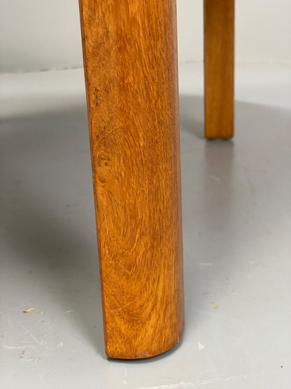 Vintage Teak Coffee Table Round Danish Retro Mid Century EB13096