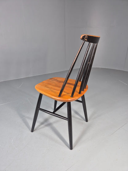 Vintage Ilmari Tapiovaara Fanett Chair Beech and Teak Retro MCM 1950s EB11602