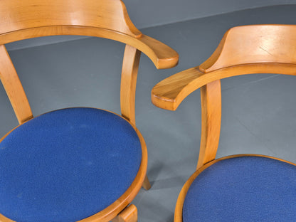 Vintage Mid Century Style Desk Chairs Swedish Kinnarps Retro  EB12140