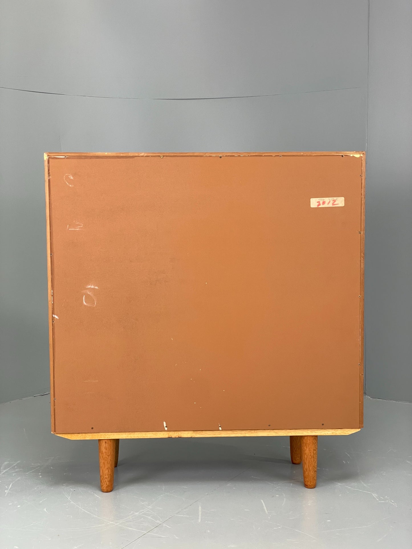 Vintage 1960s Teak Bookcase Glazed Retro Shelving Adjustable Mid Century EB11975