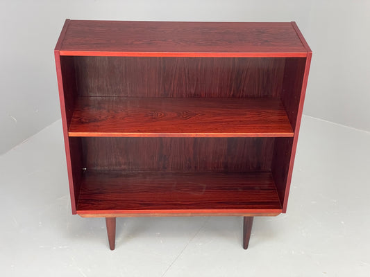 Vintage 1970s Darkwood Bookcase Retro Mid Century Shelving Adjustable EB12325
