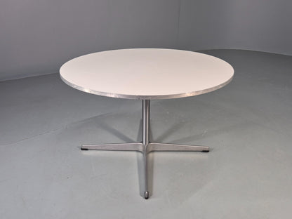 Vintage Fritz Hansen Circular Occasional Table Arne Jacobsen Design EB13001