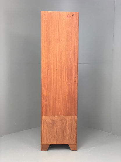 Vintage Nathan Teak Unit Glazed Display Shelving Retro 1970s Squares EB12897
