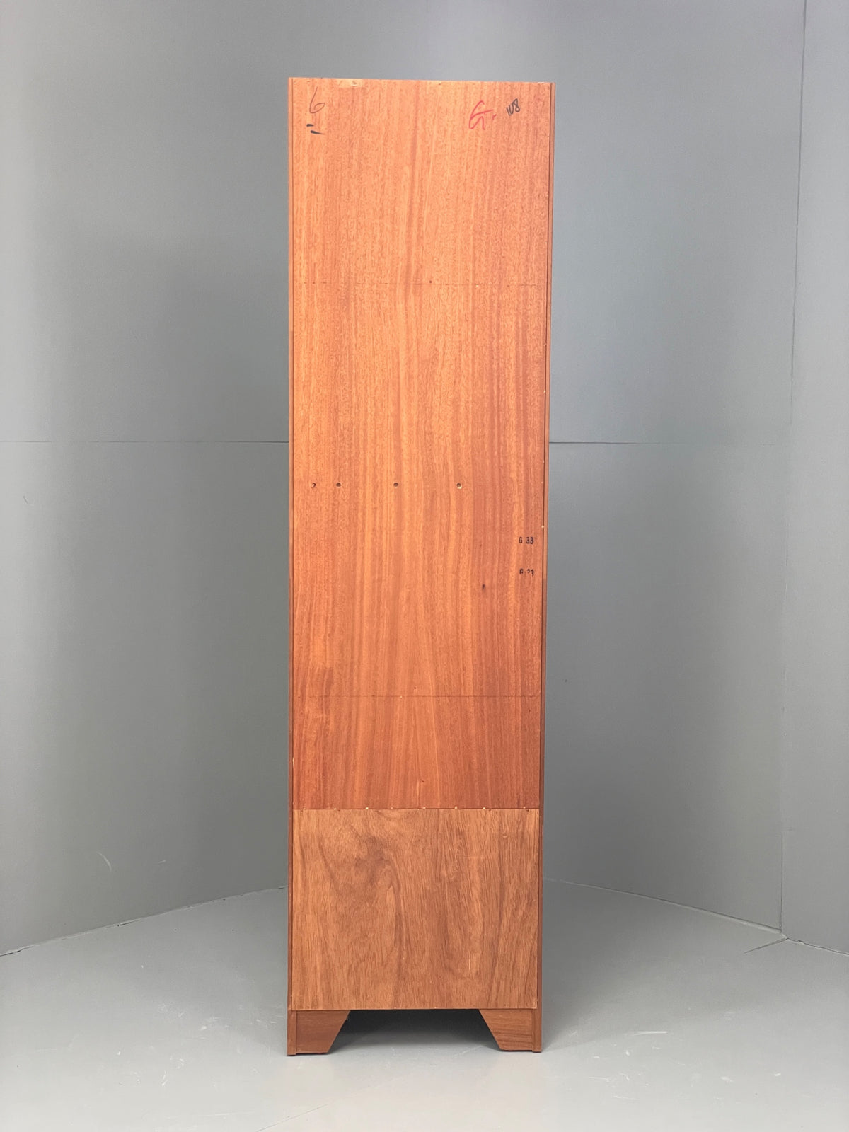 Vintage Nathan Teak Unit Glazed Display Shelving Retro 1970s Squares EB12897