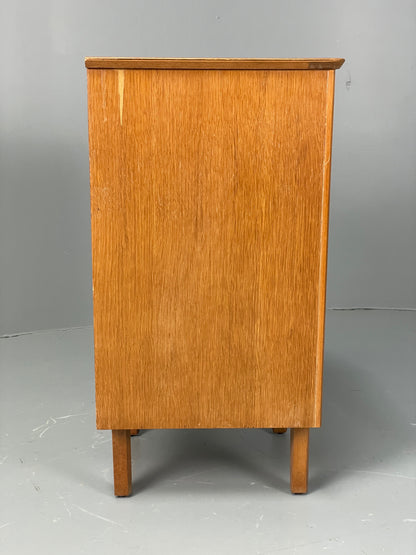 Vintage 1950s Bedside Cabinet By Lebus Oak Mid Century Retro Drawer EB12947