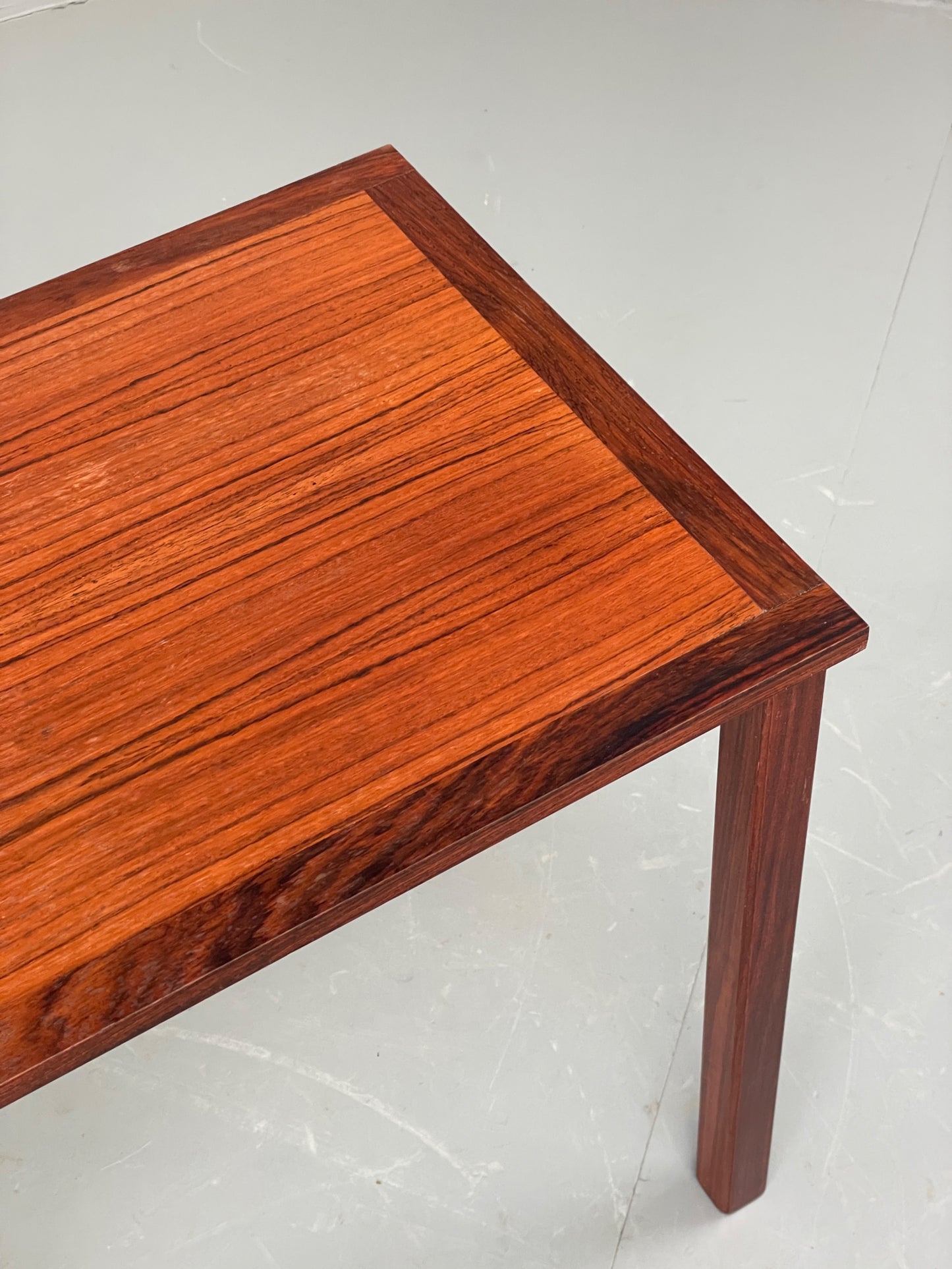 Vintage Danish Coffee Table 1960s Darkwood Mid Century Modern EB12280