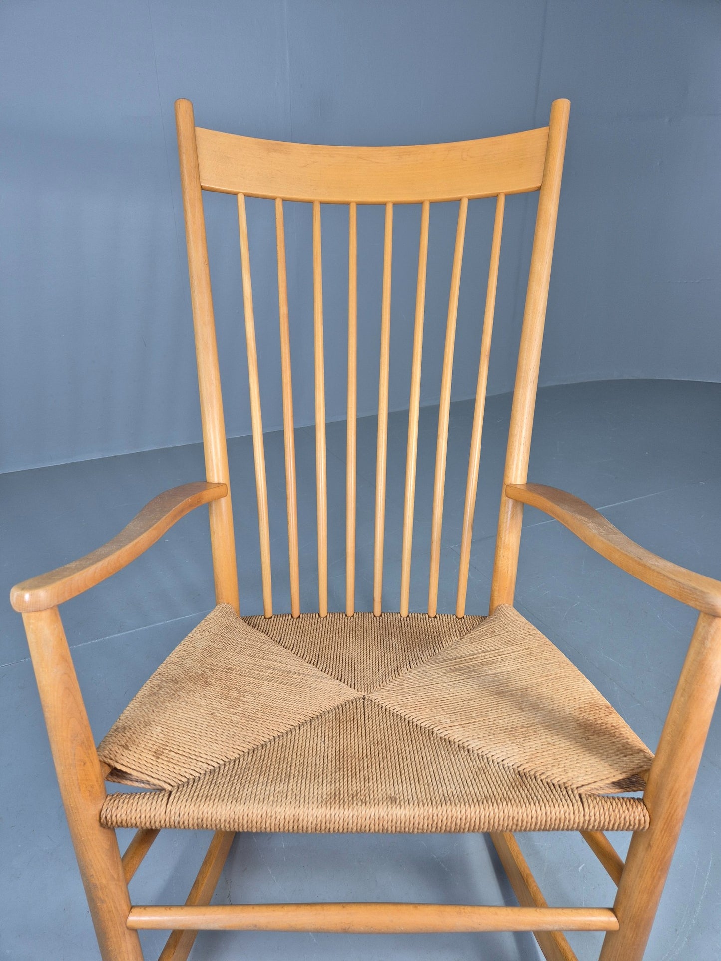 Vintage Wegner Rocking Chair J16 Model for Fredericia c1944 MCM Retro EB12231