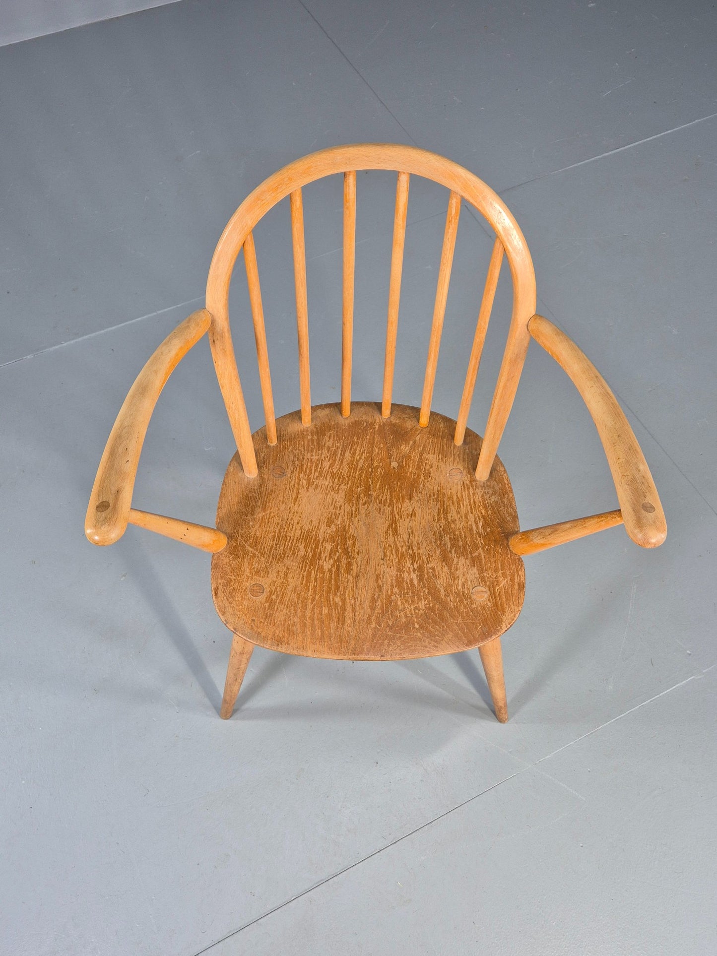 Vintage Ercol Windsor Carver Low Back 1960s Original EB12305
