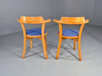 Vintage Mid Century Style Desk Chairs Swedish Kinnarps Retro  EB12140