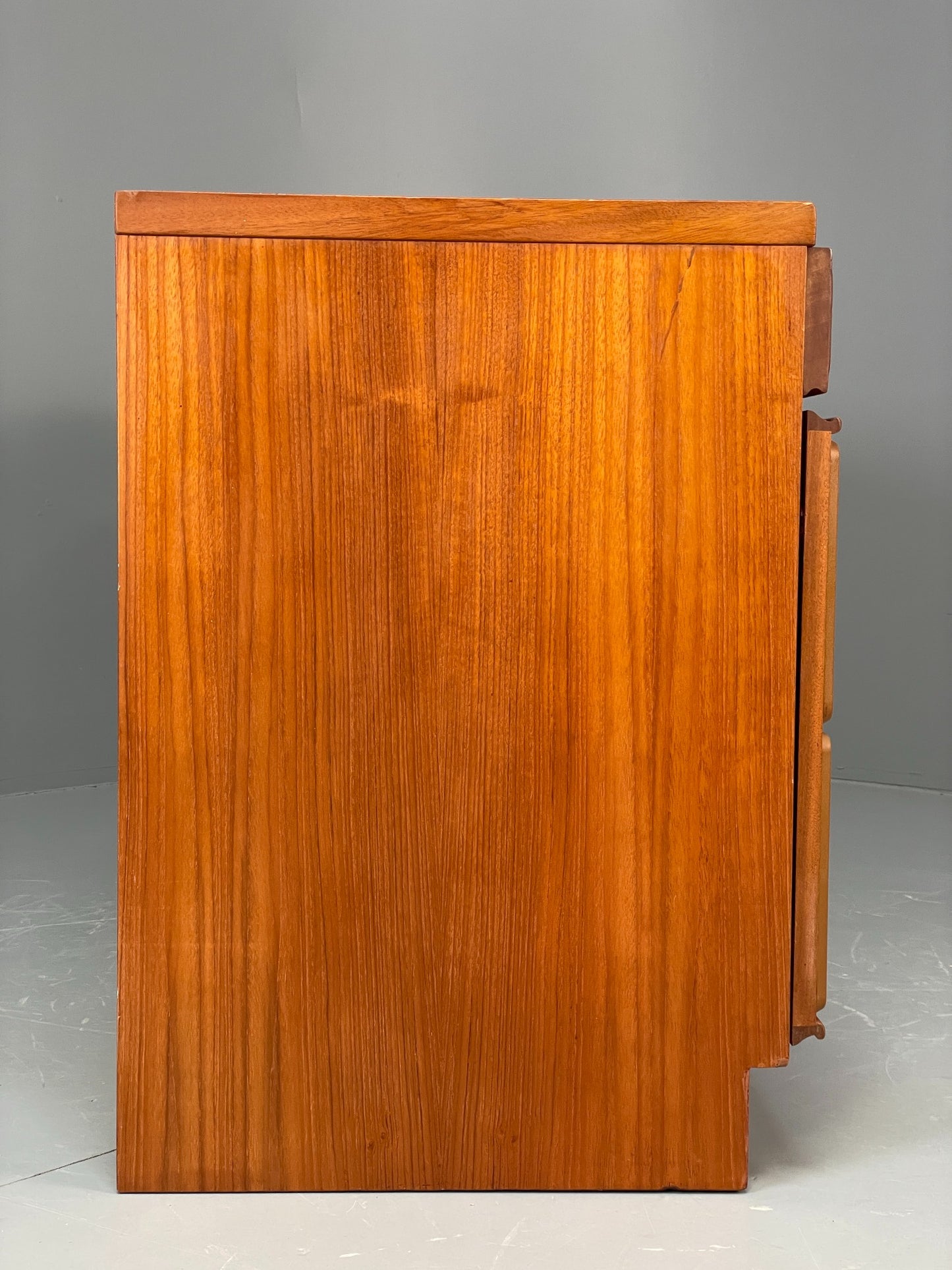 Vintage McIntosh Teak Sideboard 1970s Retro Drawers Squares Shelves EB12193