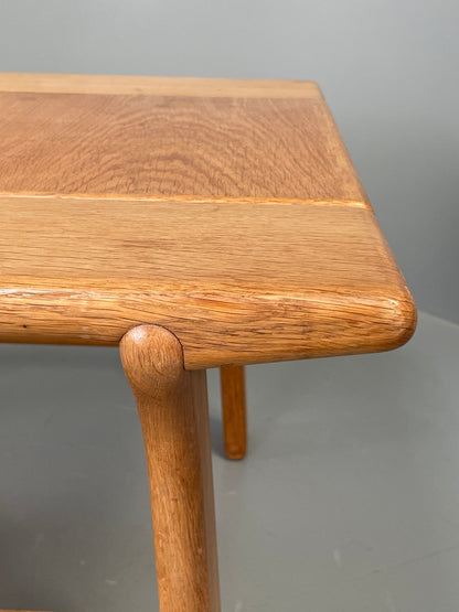 Vintage Oak Coffee Table Retro Danish Design Solid Oak Chunky EB12359