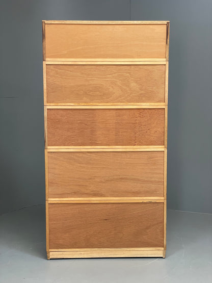 Vintage Simplex Cabinet Bookcase Stacking Modular Retro Mid Century EB13147