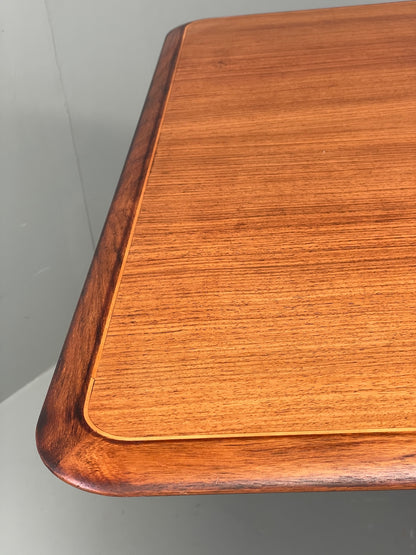 Vintage Walnut Dining Table Extending Mid Century 1960s Sprung Retro EB12291